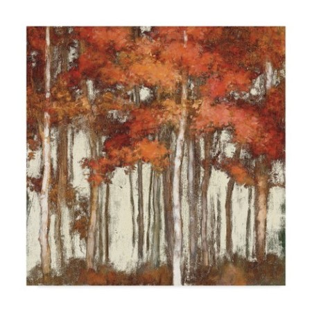 Julia Purinton 'October Woods Light' Canvas Art,14x14